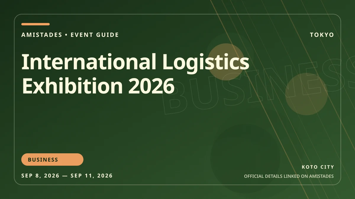 International Logistics Exhibition 2026 poster and event artwork