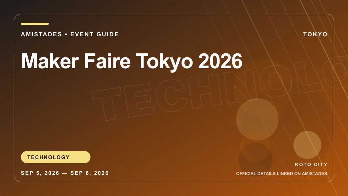 Maker Faire Tokyo 2026のイベント画像