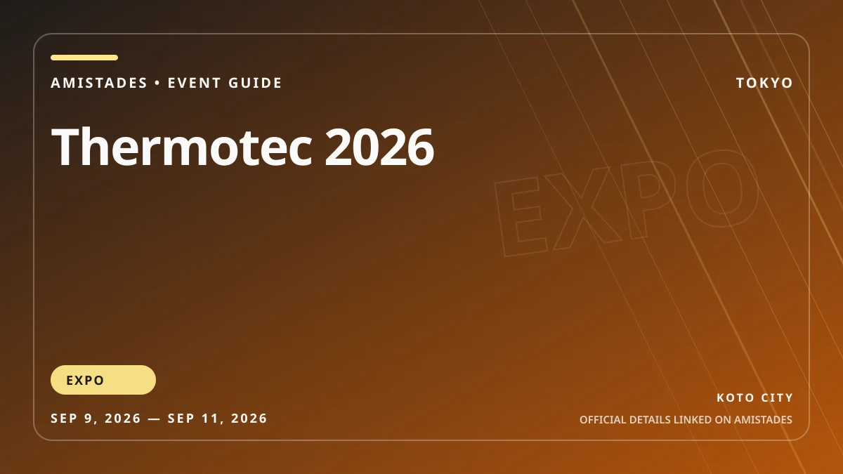 Thermotec 2026 poster and event artwork