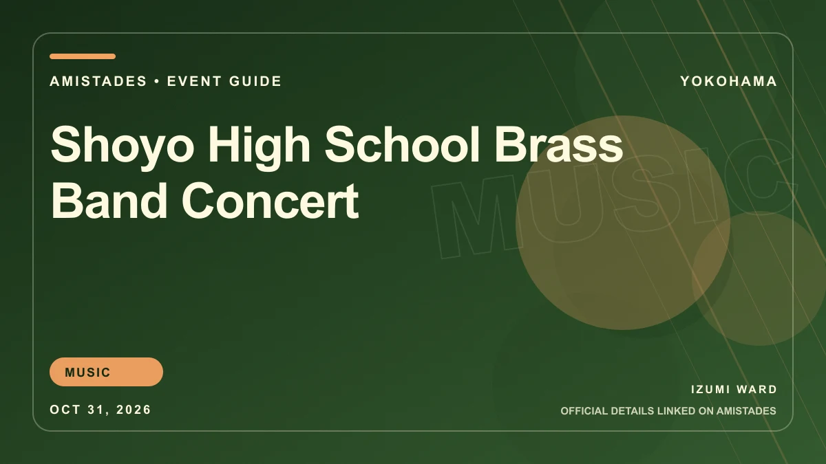 Moon-Viewing Concert at Nagayamon Park | Amistades